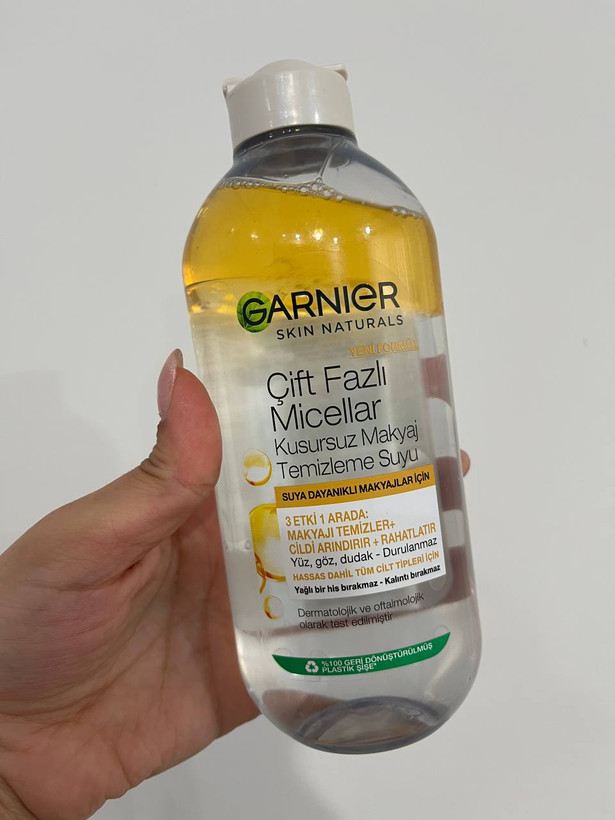 میسلار واتر دوفاز گارنیر Garnier Bi-Phase Micellar Water / حجم 400 میل