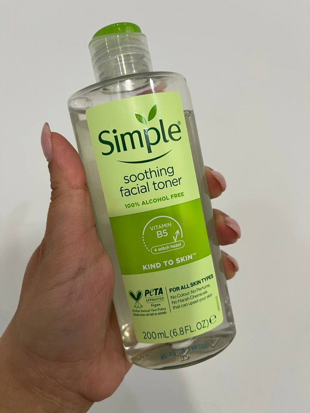 تونر سیمپل Simple Soothing Facial Toner/ حجم 200 میل