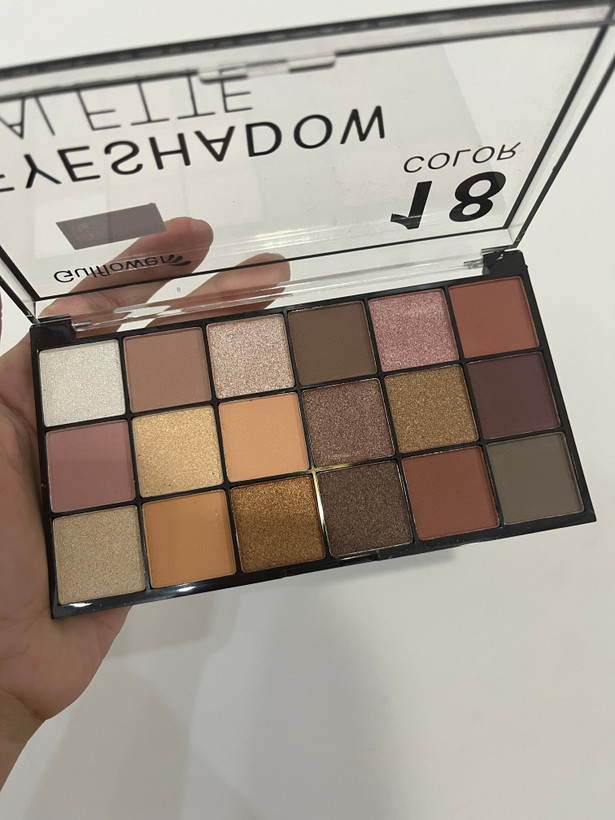 پالت سایه 18 رنگ مدل Gulflower 18 color shade palette gulf flower