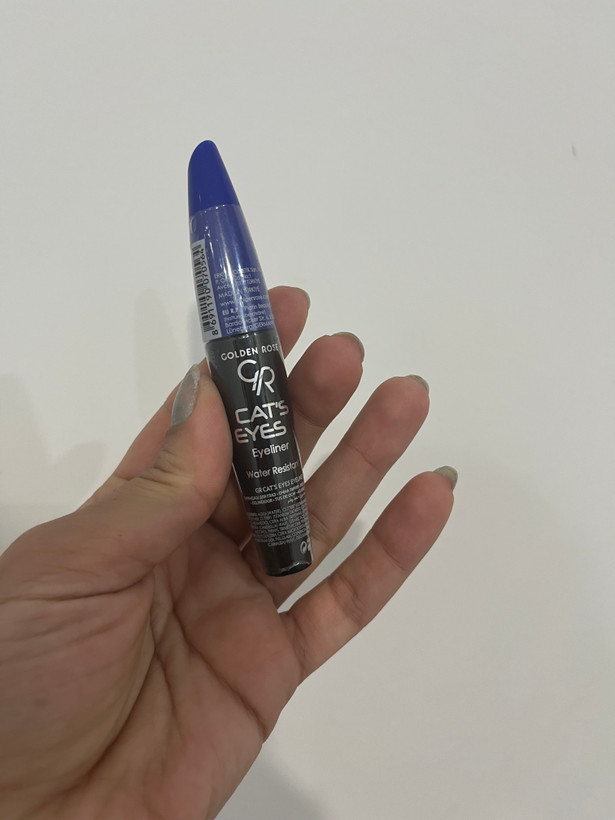 خط چشم ابی گلدن رز Golden Rose Cats Eyes Eyeliner Blue / حجم 6میل