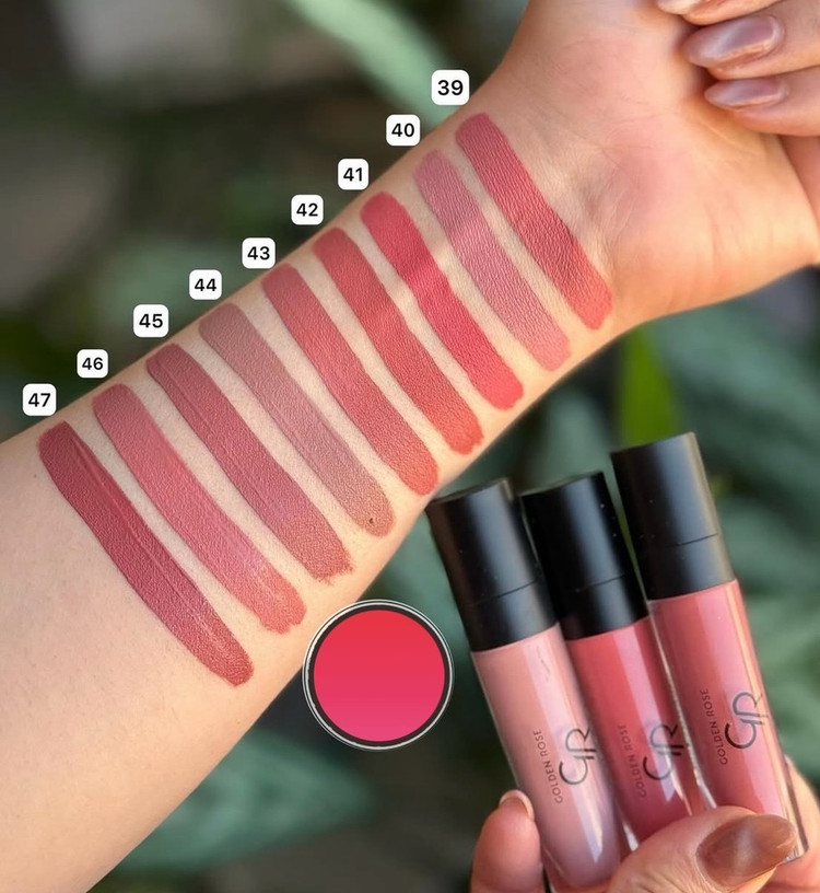 رژ مایع لانگ استی گلدن رز Golden Rose Longstay Liquid Matte Lipstick/ حجم 5 میل
