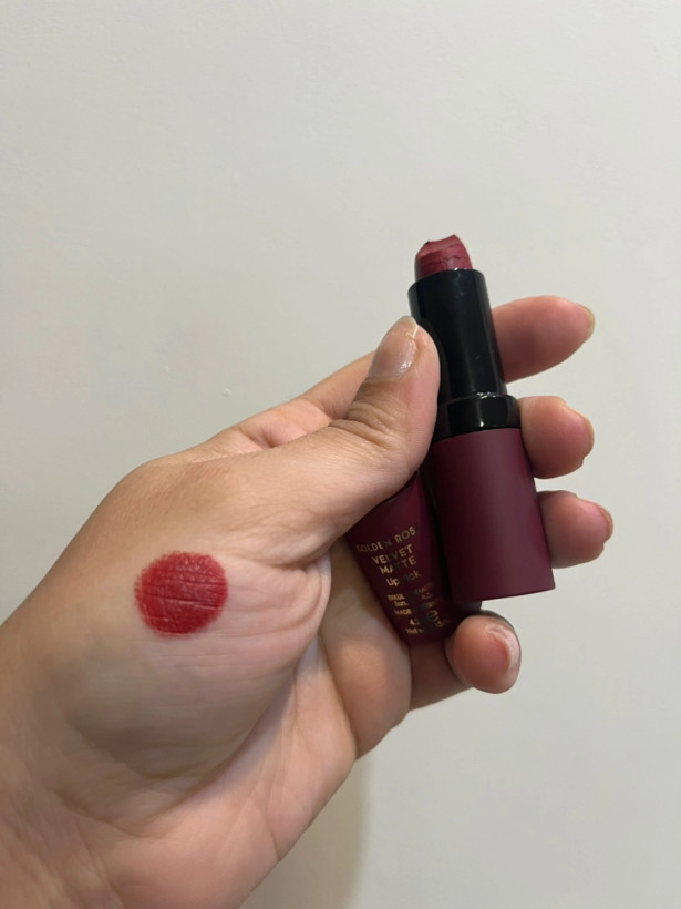 رژ جامد ولوت گلدن رز Velvet Matte lipstick Golden Rose/ حجم 4/2 گرم
