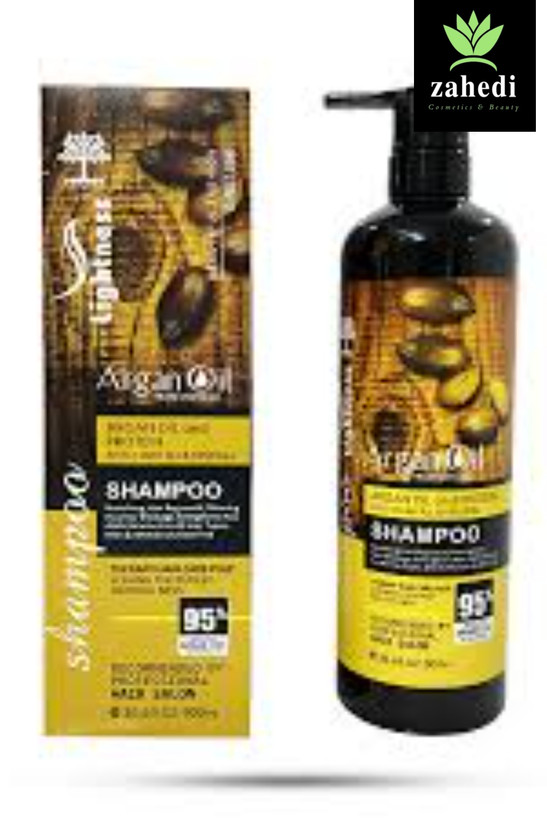 شامپو فری سولفات لایتنس Lightness Argan Oil Shampoo/ حجم 900 میل
