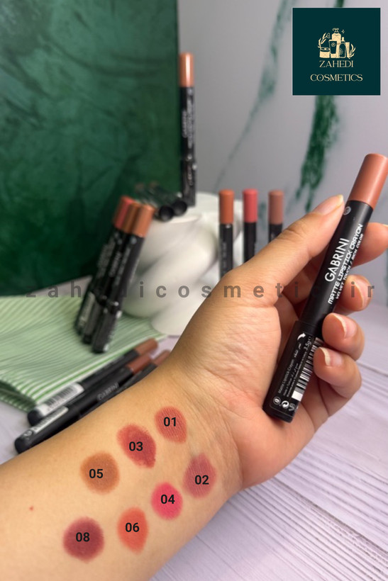 رژ مدادی گابرینی Gabrini Matte Lipstick Crayon