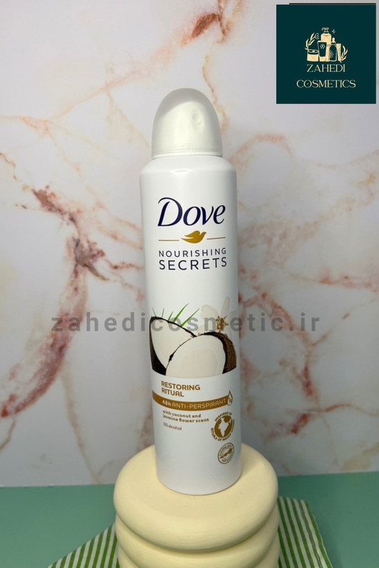 اسپری ضد تعریق داو نارگیل Dove Antiperspirant Deodorant with Coconut scent/ حجم 250 میل