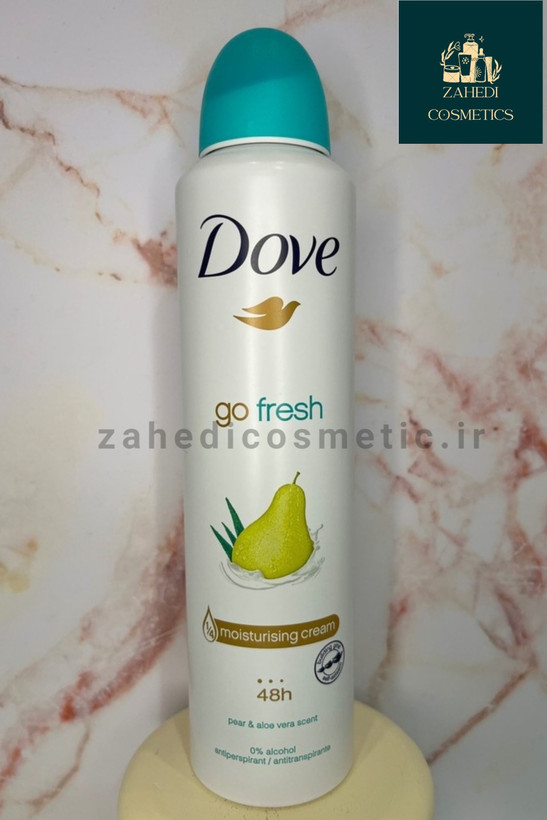 اسپری ضد تعریق گلابی داو Dove go fresh Pear and Aloe Vera Antiperspirant Spray/ حجم 250 میل