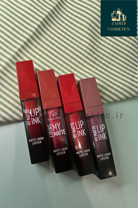 رژ مایع لیپینگ گلدن رز Golden Rose Liping Matte liquid lipstick / حجم 5 میل