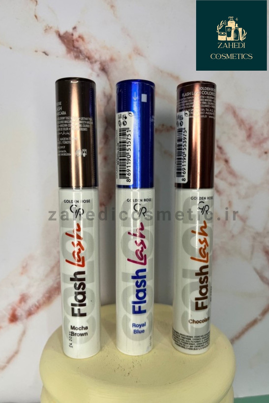 ریمل رنگی فلش لش گلدن رزGolden Rose Flash Lash Colored Mascara/ حجم 9 میل