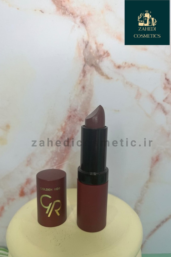 رژ جامد ولوت گلدن رز Velvet Matte lipstick Golden Rose/ حجم 4/2 گرم