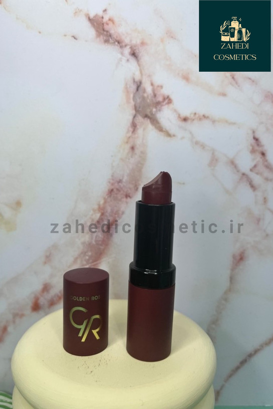 رژ جامد ولوت گلدن رز Velvet Matte lipstick Golden Rose/ حجم 4/2 گرم
