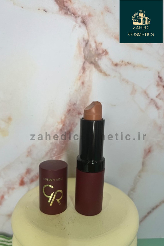 رژ جامد ولوت گلدن رز Velvet Matte lipstick Golden Rose/ حجم 4/2 گرم