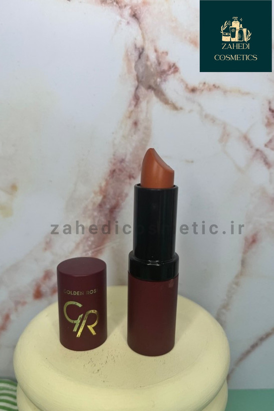 رژ جامد ولوت گلدن رز Velvet Matte lipstick Golden Rose/ حجم 4/2 گرم