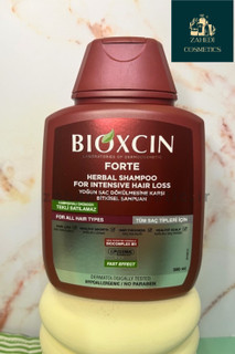 شامپو بیوکسین فورت گیاهی قرمز مناسب انواع مو Bioxcin Forte Shampoo / حجم 300 میل