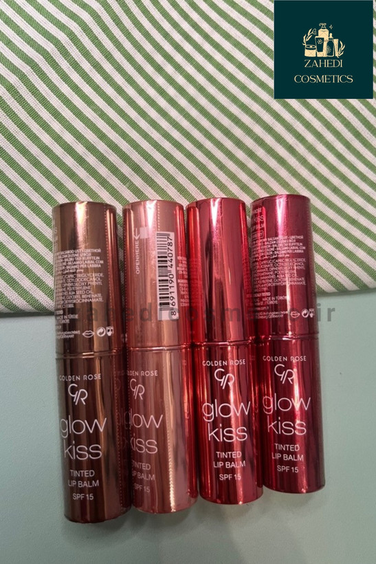 بالم لب جامد گلدن رز Golden Rose Glow Kiss Tinted Lip Balm / حجم 3 گرم