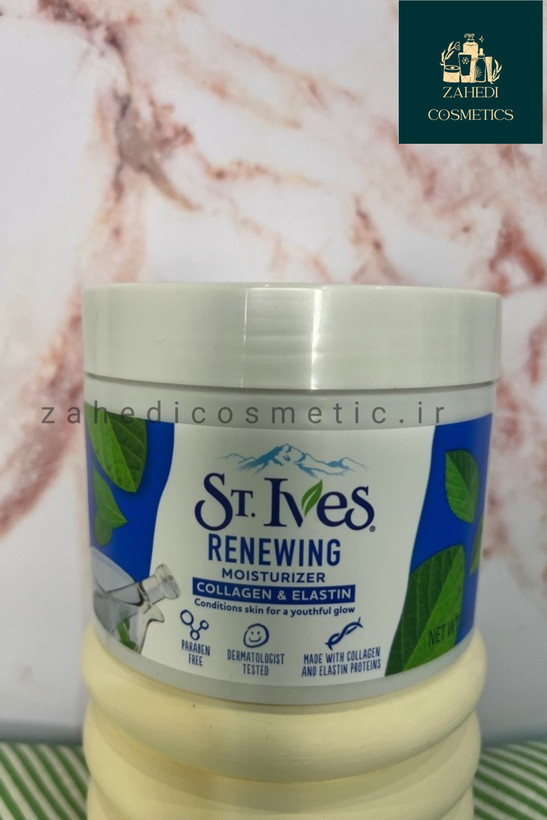 آبرسان سینت ایوز آمریکایی St. Ives Renewing Collagen & Elastin Moisturizer/ حجم 300 میل