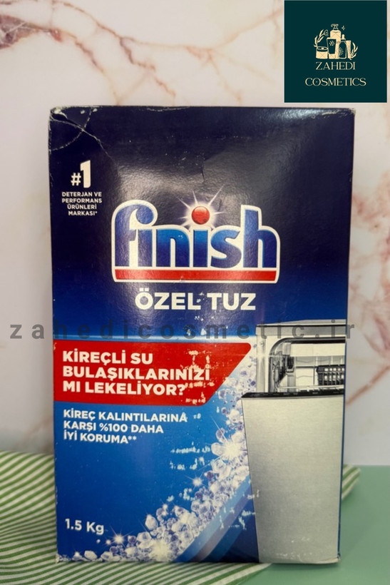 نمک ماشین ظرفشویی فینیش Finish Dish Washer Salt/ حجم 1/5 کیلو