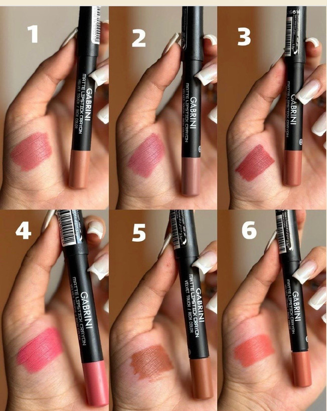 رژ مدادی گابرینی Gabrini Matte Lipstick Crayon
