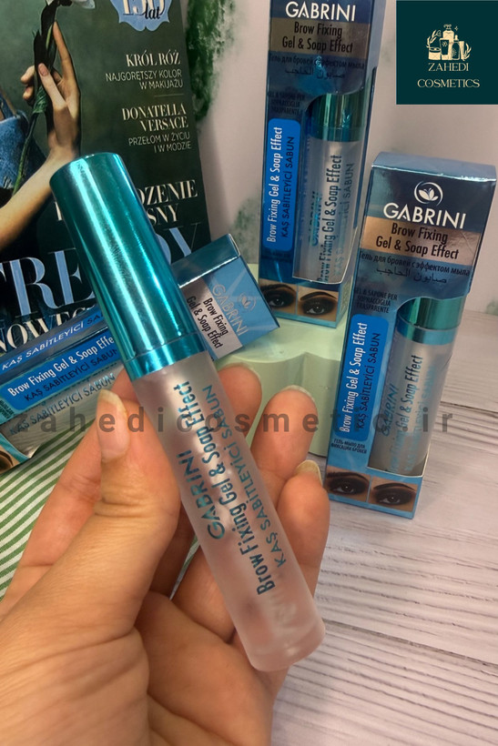 ژل صابون ابرو گابرینی Gabrini Brow Fixing Gel & Soap effect/ حجم 8 میل