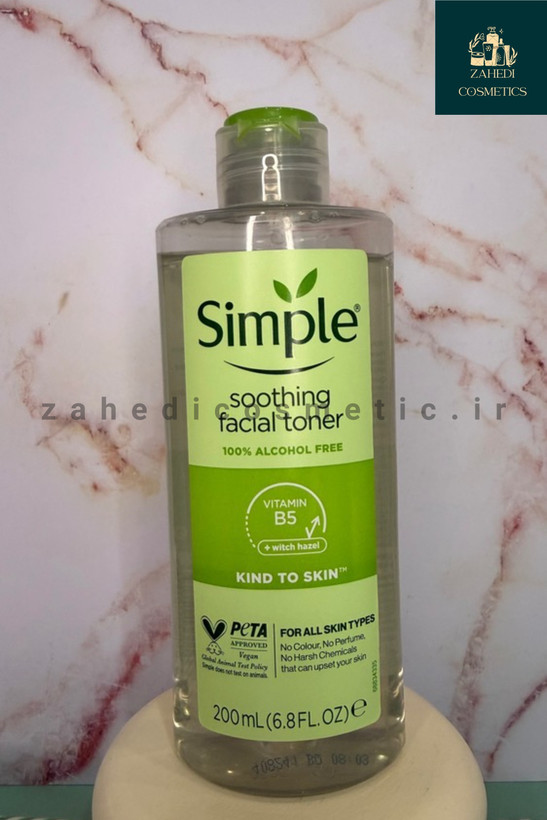 تونر سیمپل Simple Soothing Facial Toner/ حجم 200 میل
