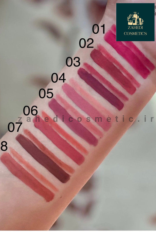 رژلب مایع و خط لب دوطرفه مات و مخملی کویدن رز Qoiden Rose/ حجم 5 میل