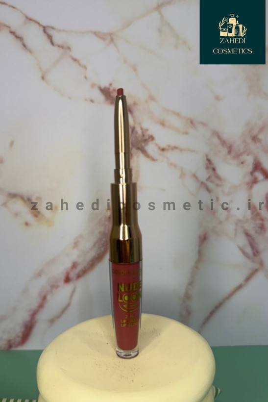 رژلب مایع و خط لب دوطرفه مات و مخملی کویدن رز Qoiden Rose/ حجم 5 میل