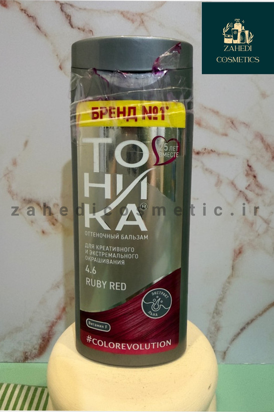شامپو رنگساژ تونیکا ( توهیکا) 4/6 قرمز یاقوتیTohika Hair Coloring Shampoo/ حجم 150 میل