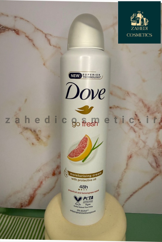 اسپری ضد تعریق داو رایحه گریپ فروت مدل Dove Antiperspirant Deodorant / حجم 250 میل