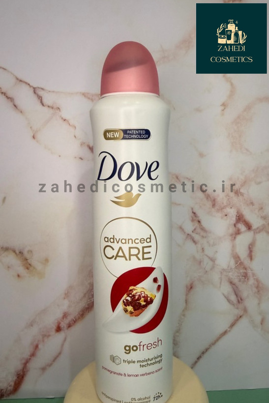 اسپری ضد تعریق داو انگلیسی رایحه انار | Dove Go Fresh Pomegranate Original UK / حجم 250 میل