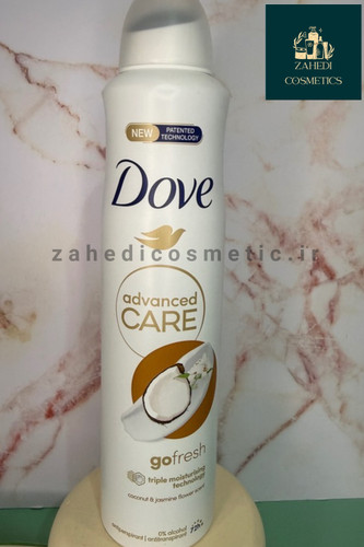 اسپری ضد تعریق داو انگلیسی رایحه نارگیل | Dove Go Fresh Coconut Original UK / حجم 250 میل