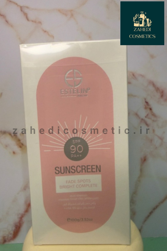 ضد آفتاب استلین رنگ صورتی SPF90 مدل Fade Spots Bright Complete/ حجم 100 میل