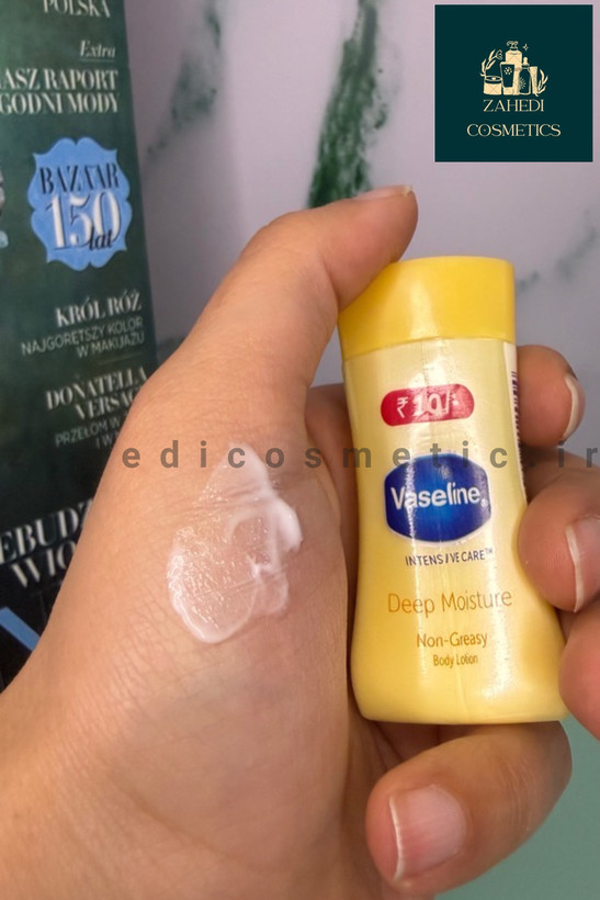 مینی لوسیون بدن وازلین مدل deep moisture/ حجم 20 میل